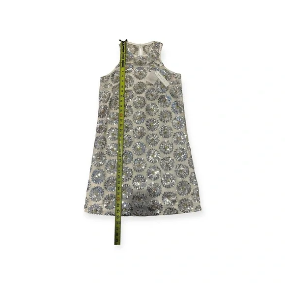 NWT Trina Turk Johana Dress Silver and Gold Sequin size xs - Picture 7 of 9